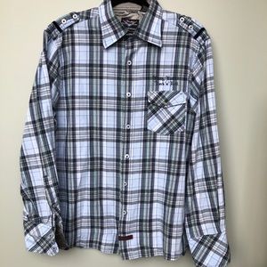 Fender Custom Shop Mens Size Large Button Up Shirt
